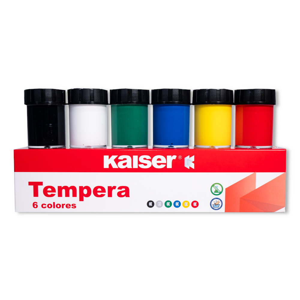 TEMPERA 6 COLORES